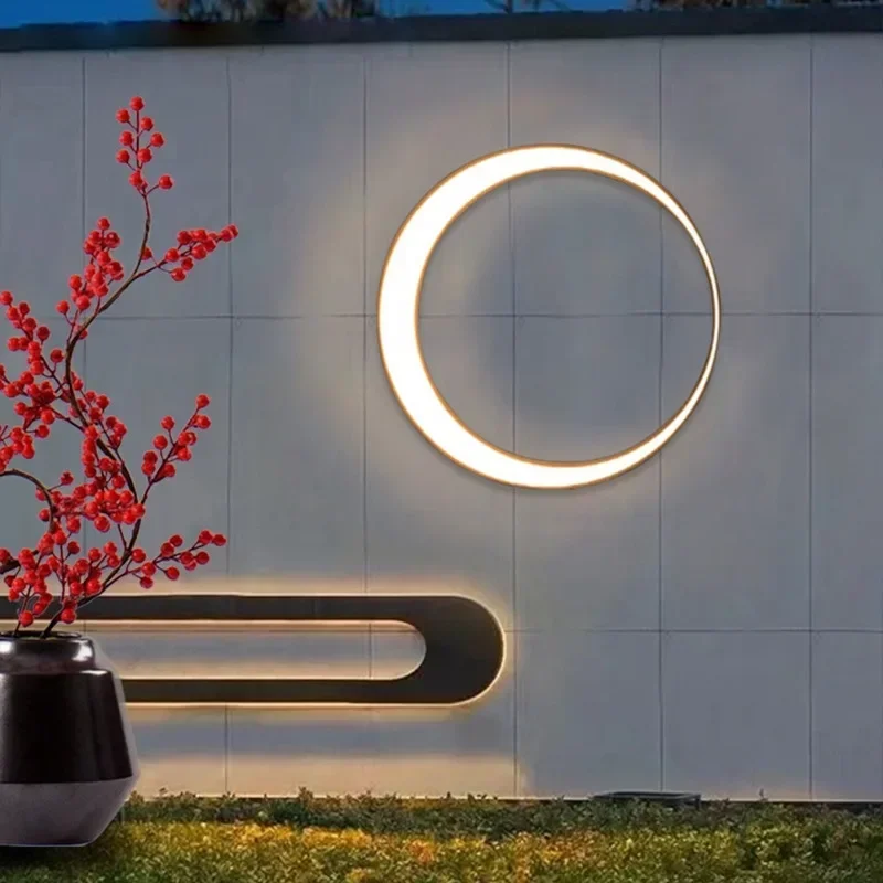 Lighting Decoration On Wall - Modern Açık Su Geçirmez Ay Duvar