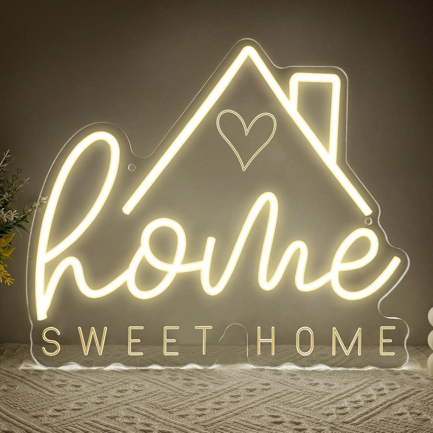 Room Lighting Bedroom Decor - Tatlı Ev Neon Tabela USB Kısılabilir