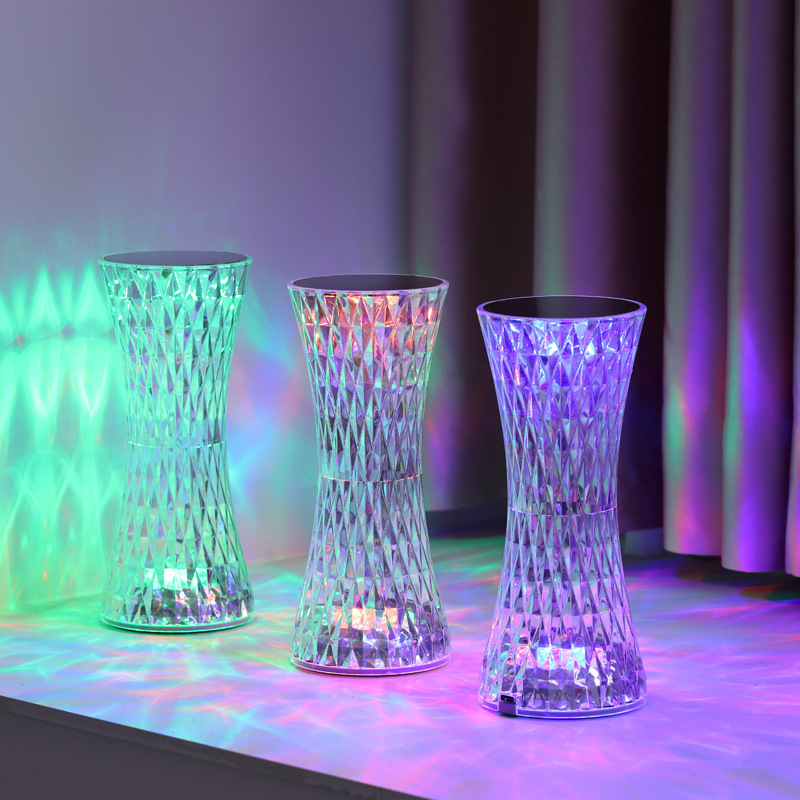 Lighting Decor For Room - Kristal Başucu Masa Lambaları Noel Akrilik