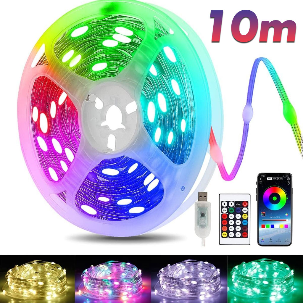Decor Lighting Address - Bluetooth LED Dize Işıklar USB 5V