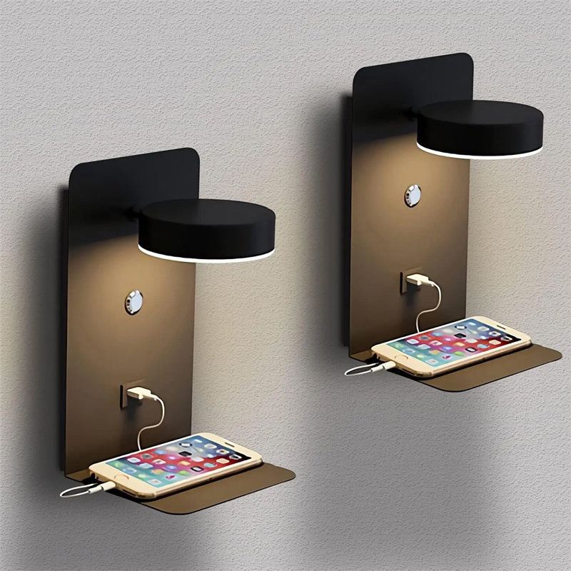 Lighting Decoration On Wall - Yatak odası için USB şarj ile