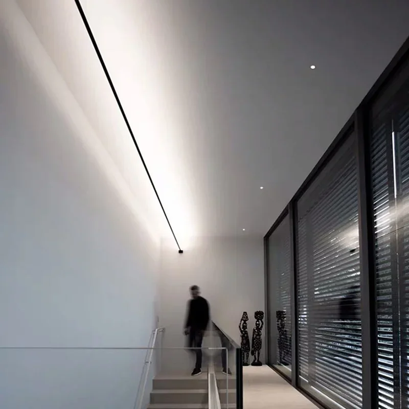 Modern Siyah Beyaz Doğrusal Du - Lighting Decoration On Wall incelemesi ve fiyatı