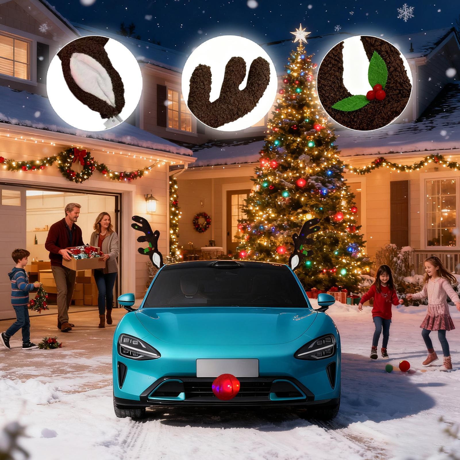 Noel Araba Dekorasyonu Işıklı  - Up Lighting Decor incelemesi ve fiyatı