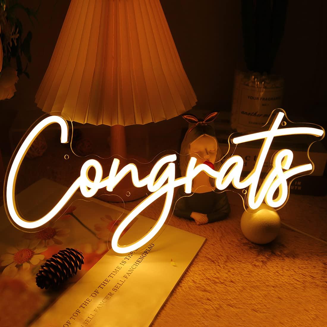 Tebrikler Neon Burcu USB Kısıl - Lighting Decor Wedding incelemesi ve fiyatı