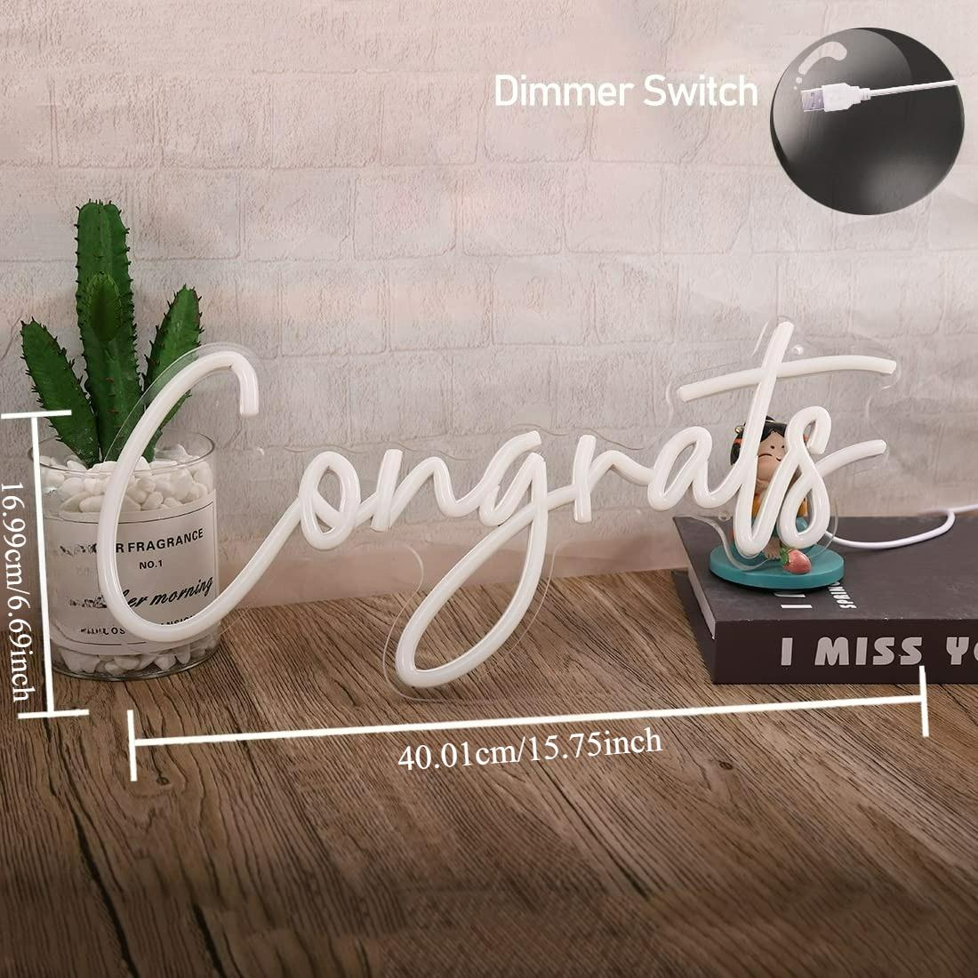 Tebrikler Neon Burcu USB Kısıl - Lighting Decor Wedding incelemesi ve fiyatı