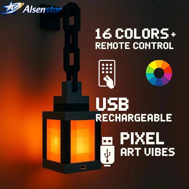 Sarkıt Lamba Piksel Tarzı Duva - Lighting World Decor incelemesi ve fiyatı