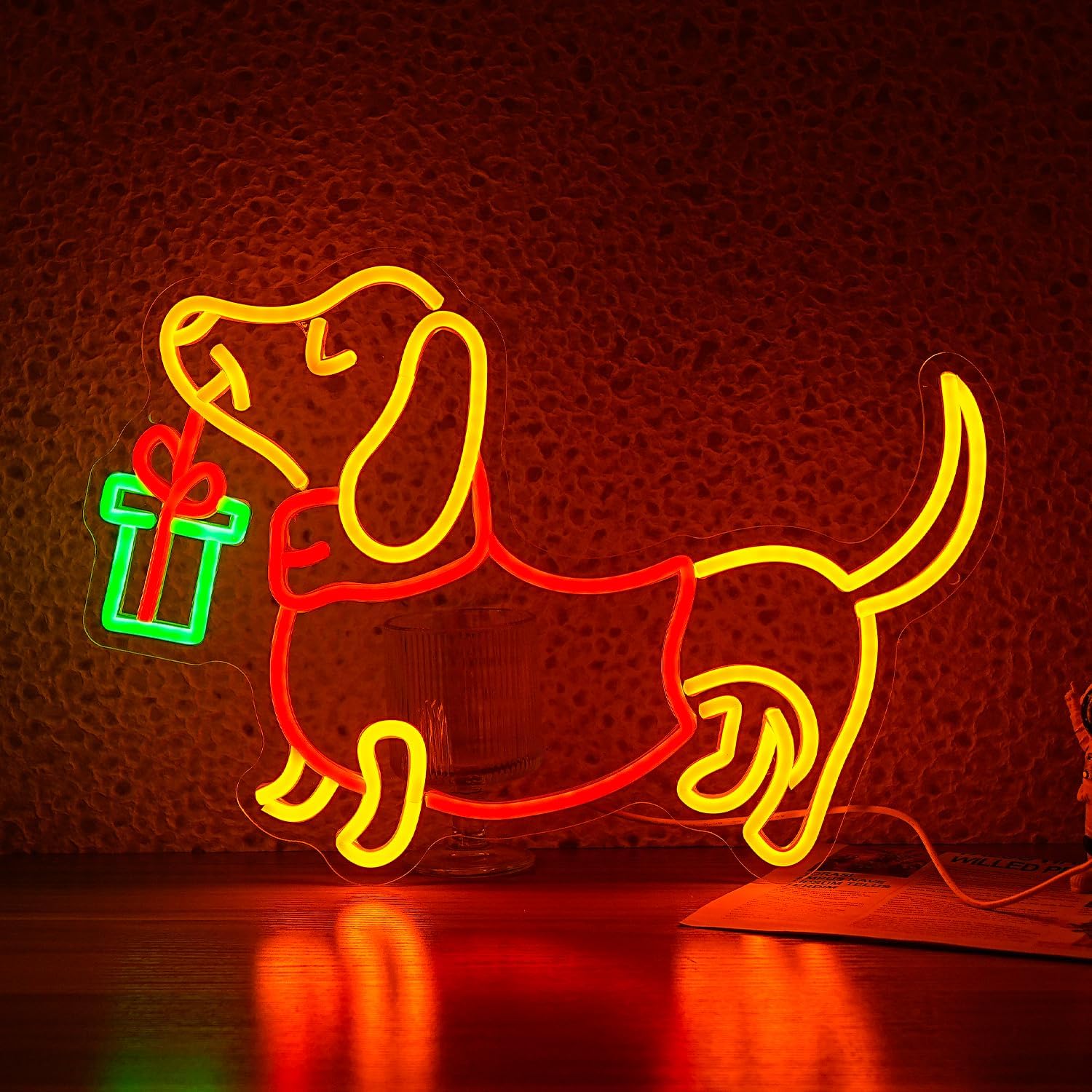 USB Kısılabilir Dachshund Neon - Bedroom Lighting Decor Ideas incelemesi ve fiyatı