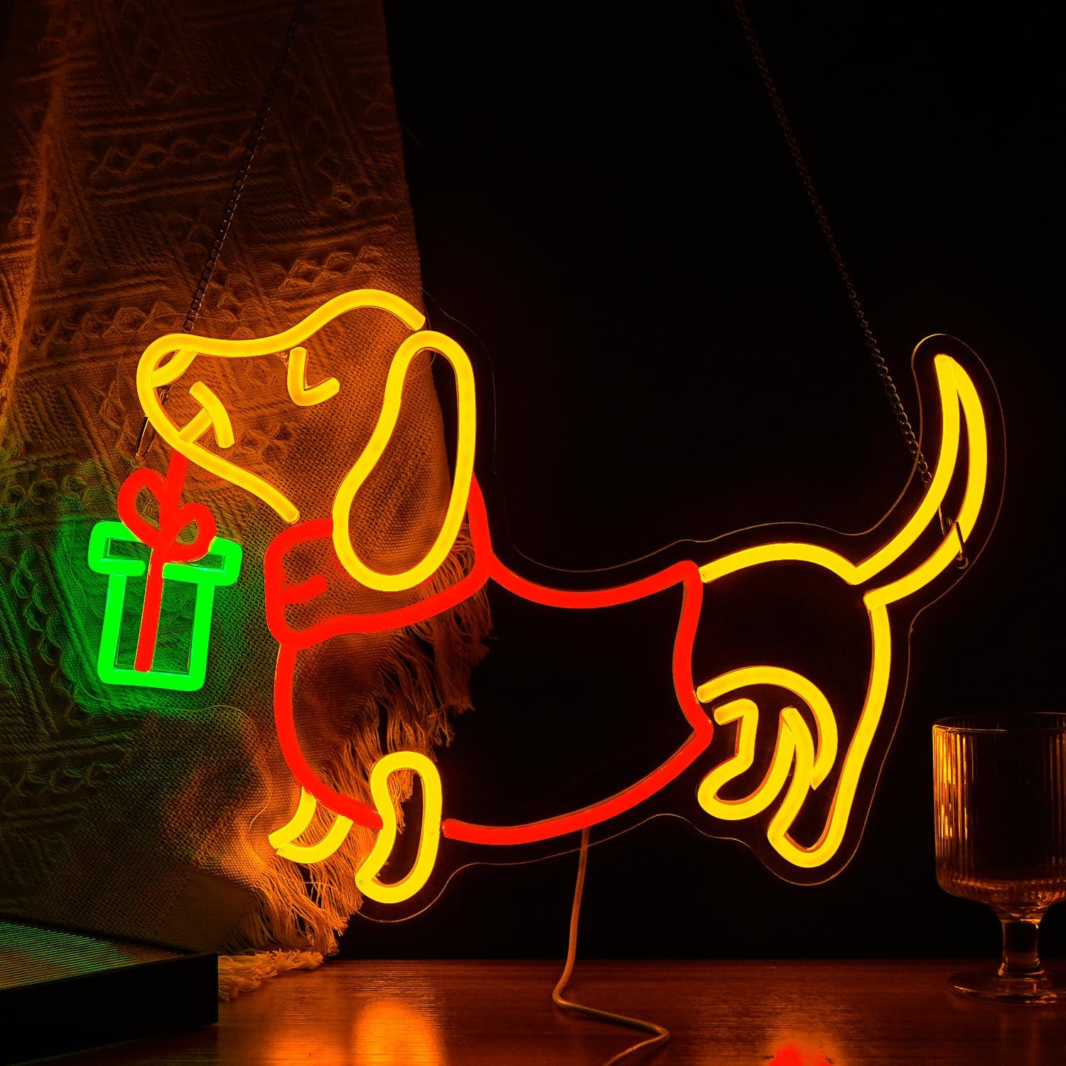 USB Kısılabilir Dachshund Neon - Bedroom Lighting Decor Ideas incelemesi ve fiyatı