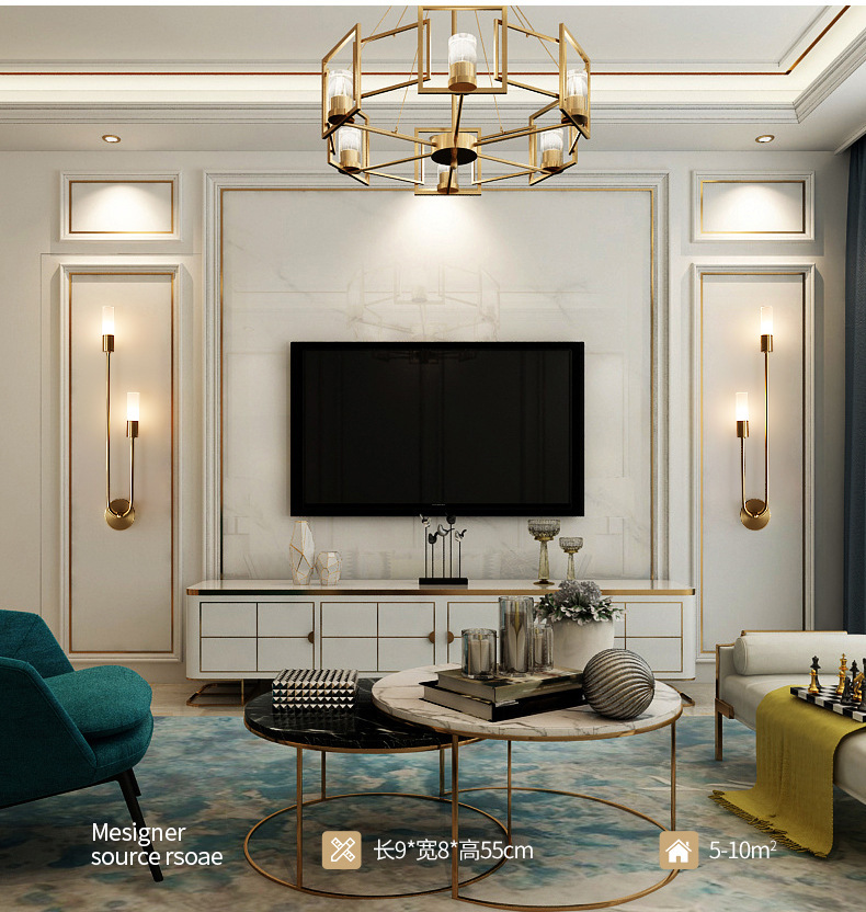 Retro Arka Plan Oturma Odası K - Lighting Decor For Room incelemesi ve fiyatı