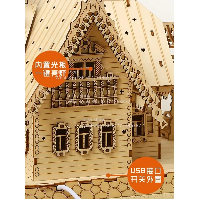 Nostaljik Ahşap Villa Modeli | - Vintage Lighting Decor incelemesi ve fiyatı