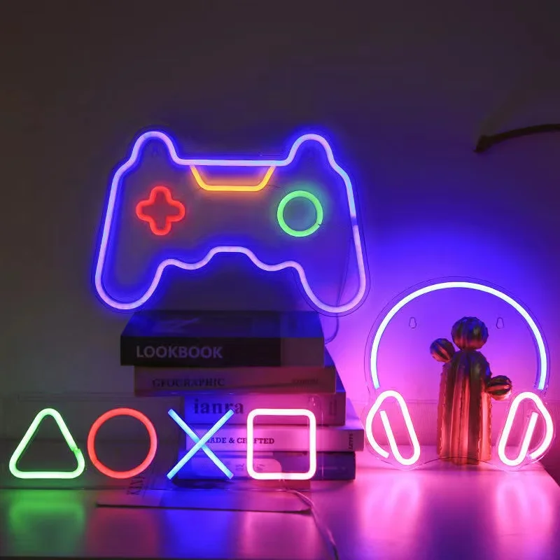 Oyun Neon gece işık işaretleri - Bedroom Lighting Decor Ideas incelemesi ve fiyatı