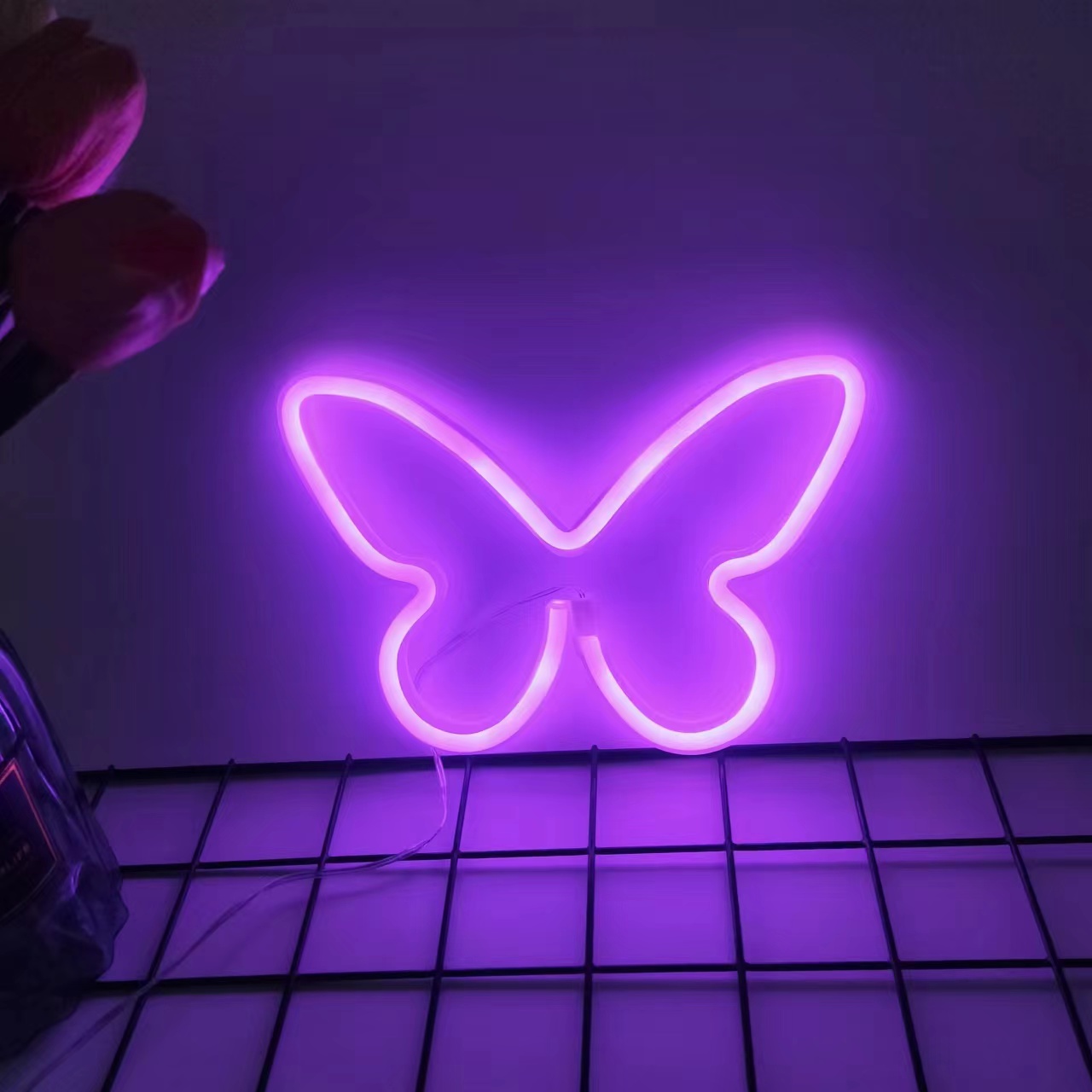 LED kelebek neon ışıkları, USB - Foyer Lighting Wall Decor incelemesi ve fiyatı