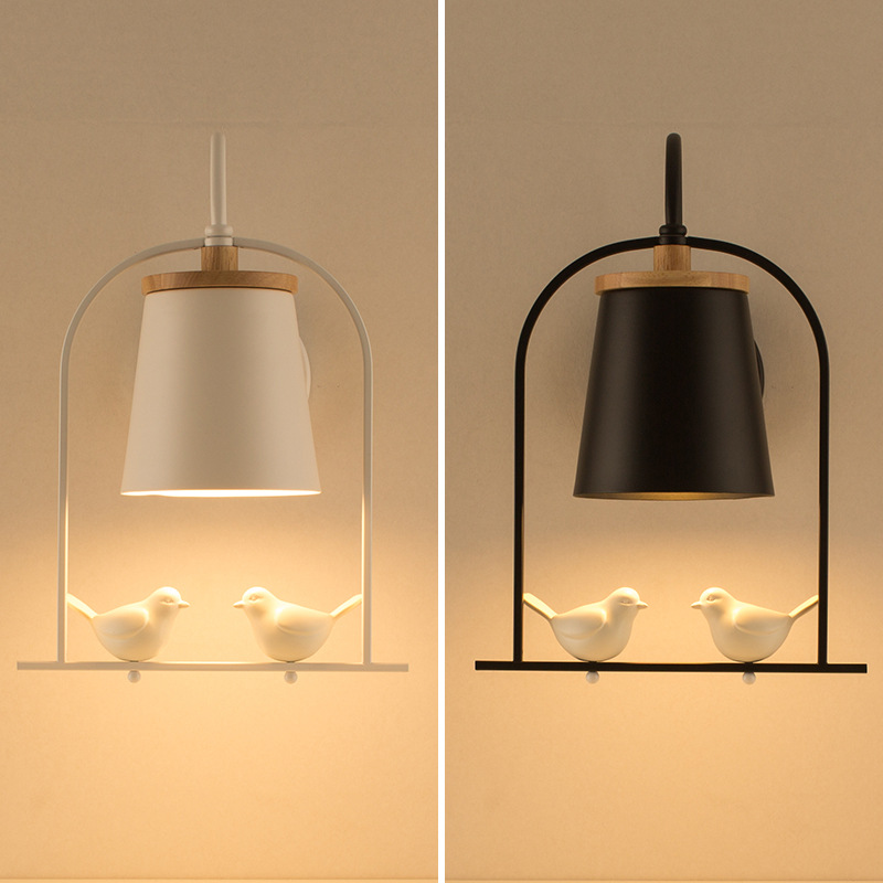İskandinav Yaratıcı Kuş LED Du - Foyer Lighting Wall Decor incelemesi ve fiyatı