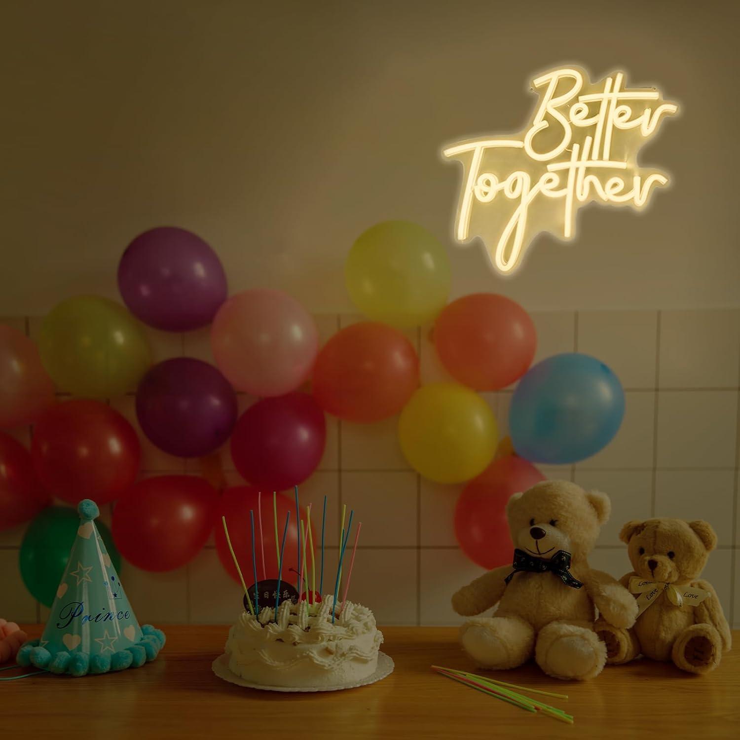 Birlikte Daha İyi Neon Burcu U - Room Lighting Bedroom Decor incelemesi ve fiyatı