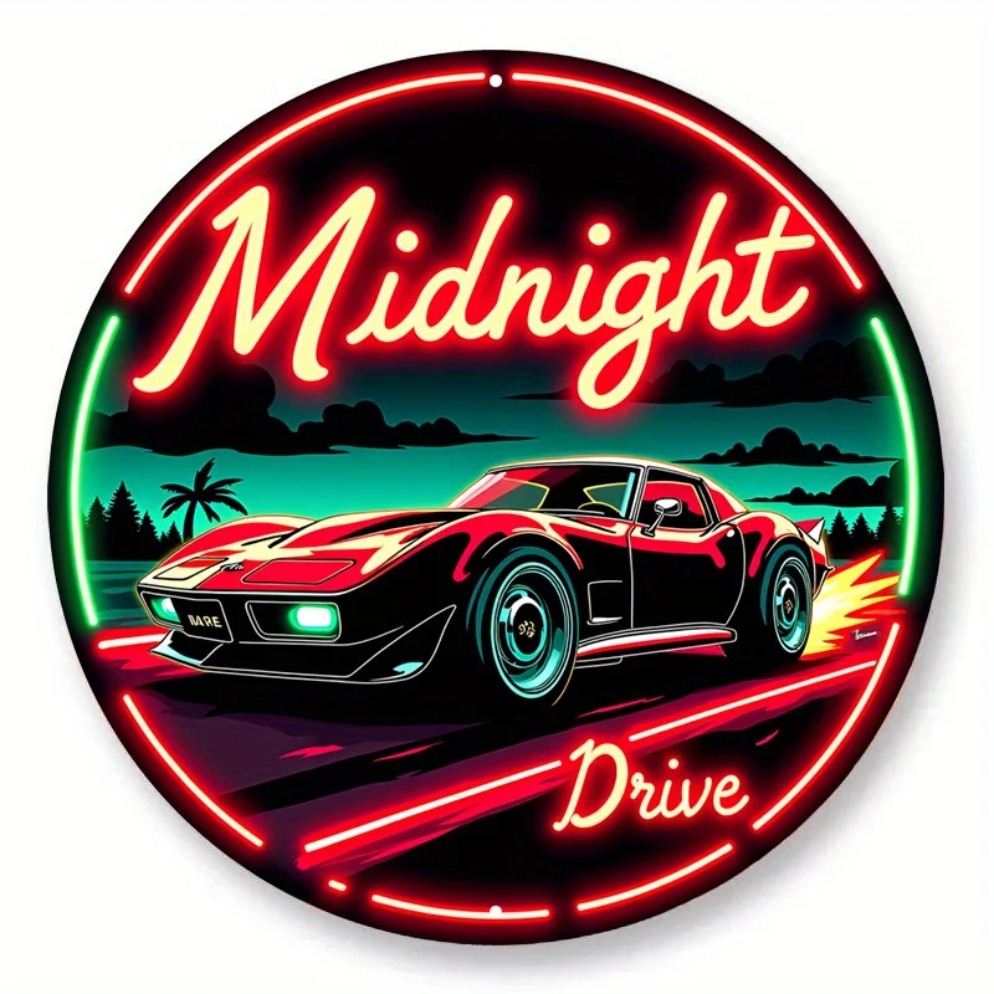 Vintage Neon Araba Tabelası Ge - Vintage Lighting Decor incelemesi ve fiyatı