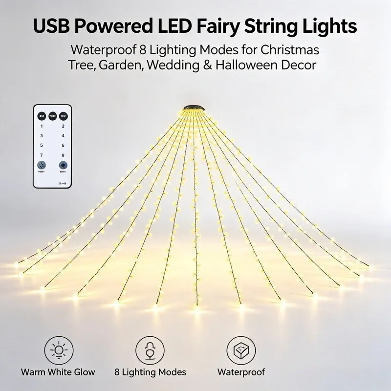 Su Geçirmez USB LED Işık Zinci - Lighting Decor Wedding incelemesi ve fiyatı
