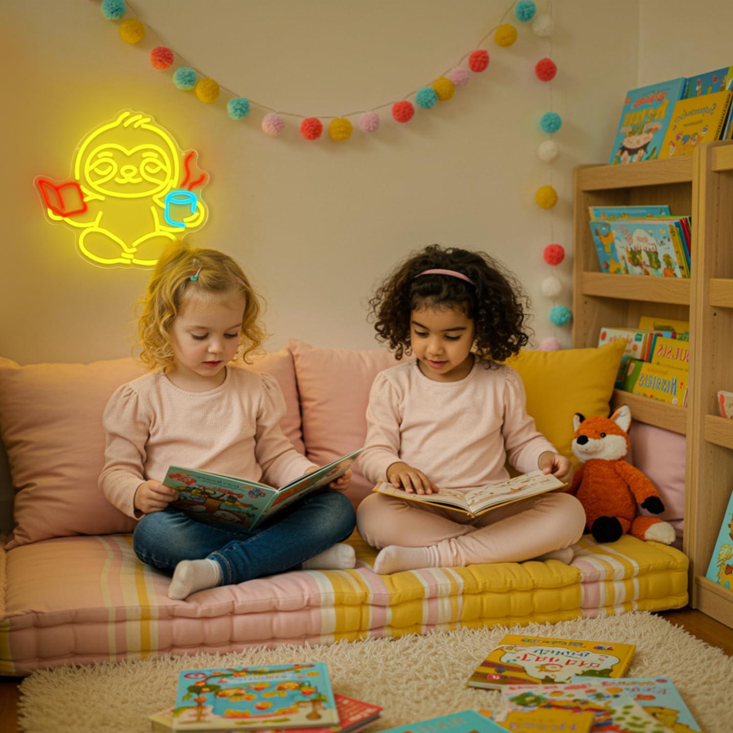 Tembel Hayvan Neon Tabela USB  - Room Lighting Bedroom Decor incelemesi ve fiyatı