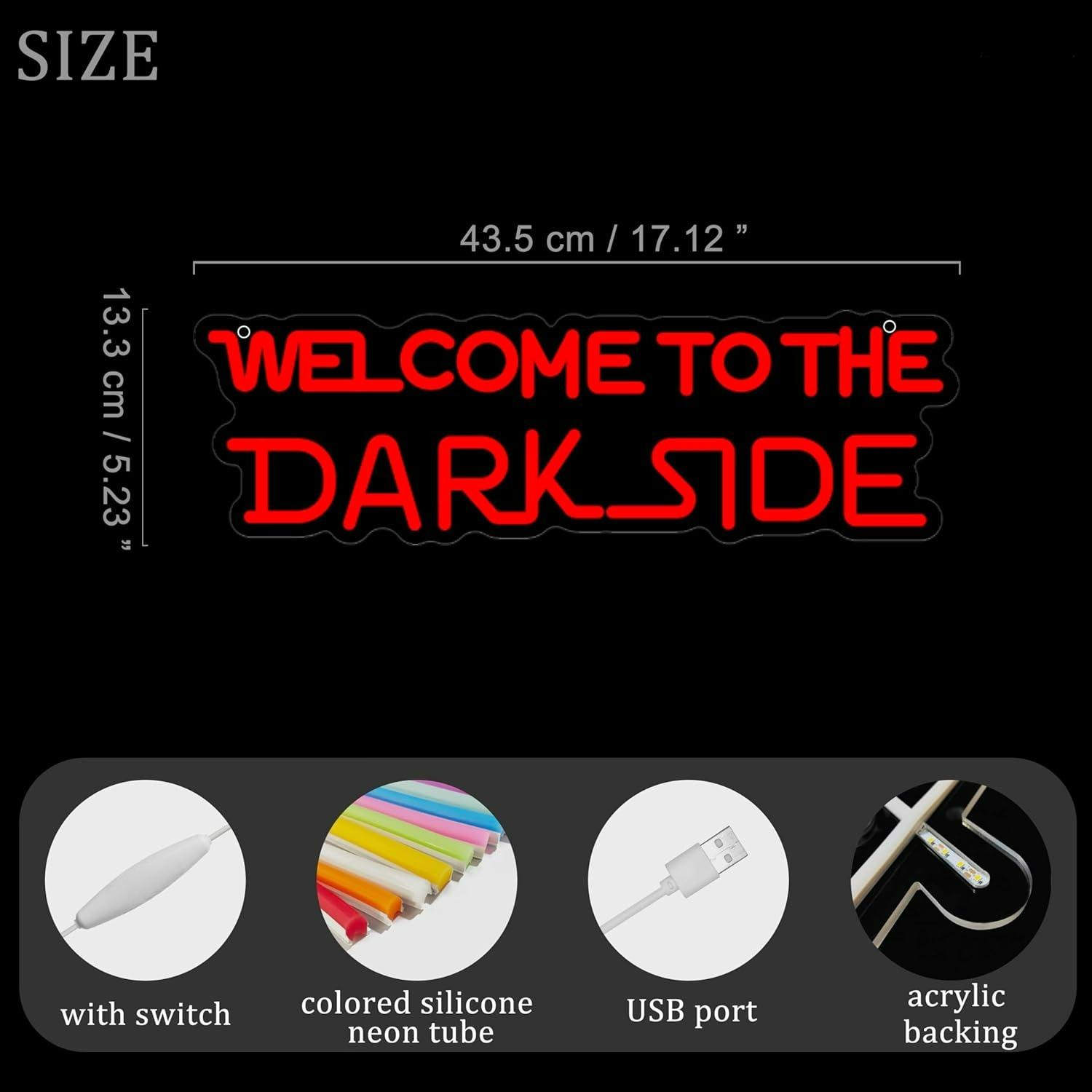 Karanlık Taraf Neon Tabela USB - Room Lighting Bedroom Decor incelemesi ve fiyatı