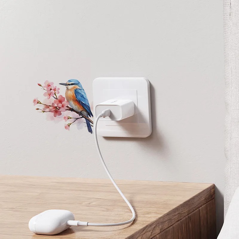 Kiraz Çiçeği Dalında Kuş Işık  - Lighting Decoration On Wall incelemesi ve fiyatı