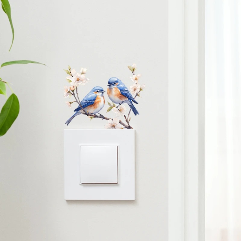Kiraz Çiçeği Dalında Kuş Işık  - Lighting Decoration On Wall incelemesi ve fiyatı