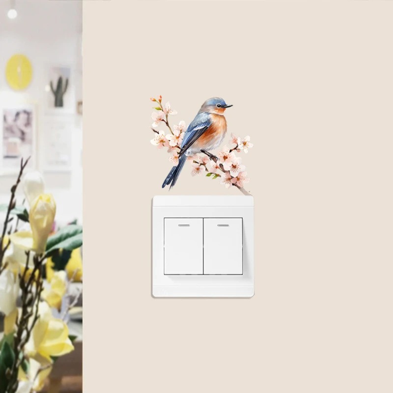 Kiraz Çiçeği Dalında Kuş Işık  - Lighting Decoration On Wall incelemesi ve fiyatı