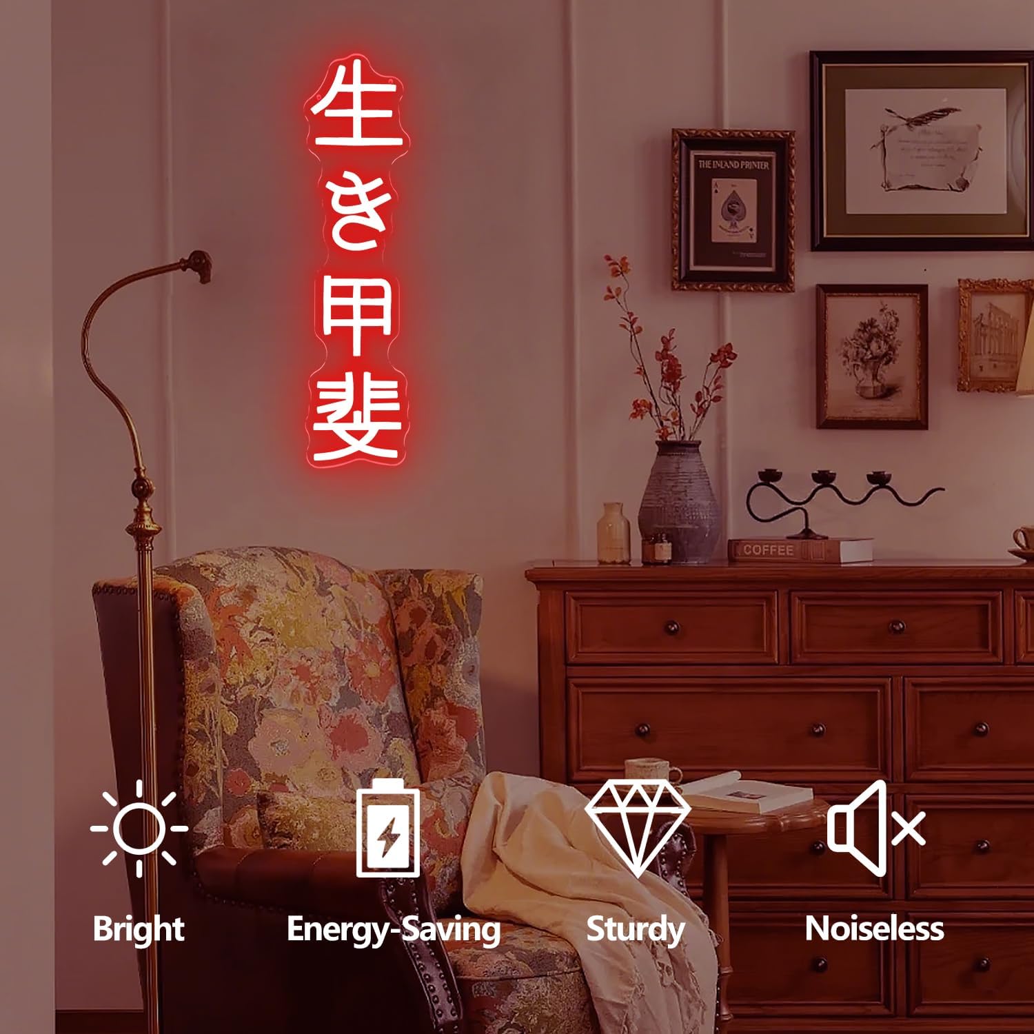 Japon Doğum Günü Ikigai Neon B - Room Lighting Bedroom Decor incelemesi ve fiyatı