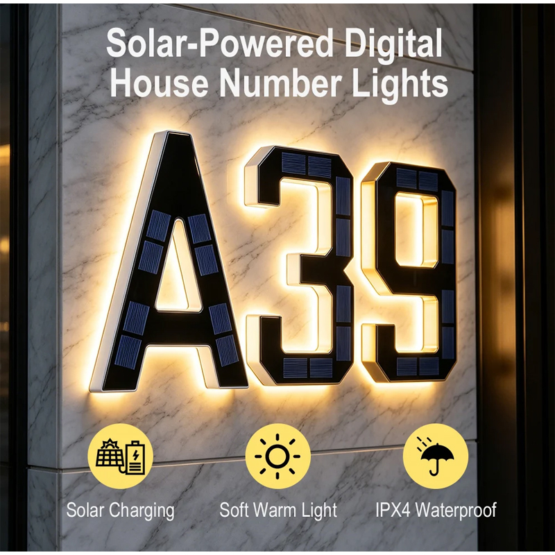 Açık Hava Güneş Enerjili Adres - Decor Lighting Address incelemesi ve fiyatı