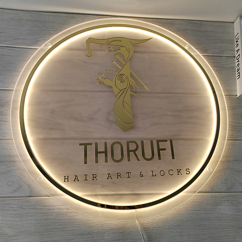 Özel şirket logosu 3D akrilik  - Lighting Decor Company incelemesi ve fiyatı