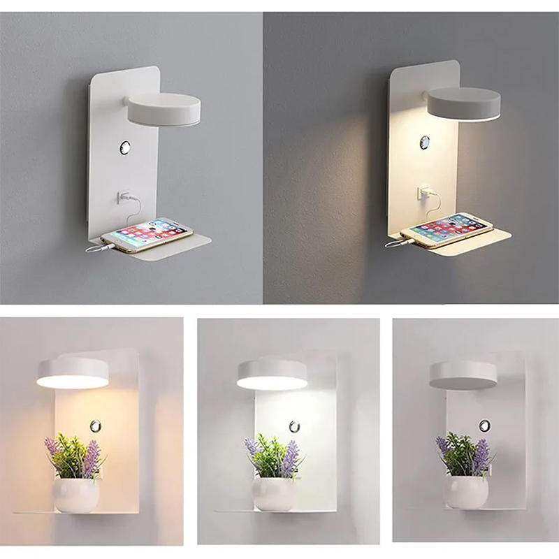 Yatak odası için USB şarj ile  - Lighting Decoration On Wall incelemesi ve fiyatı