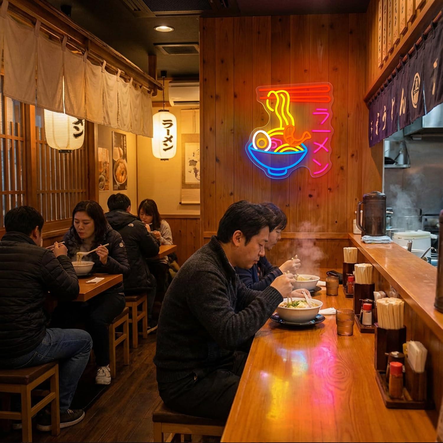 Ramen Neon Tabelası Japon Nood - Lighting Decor For Room incelemesi ve fiyatı