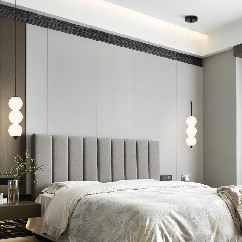 Modern Minimalist beyaz cam LE - Foyer Lighting Wall Decor incelemesi ve fiyatı