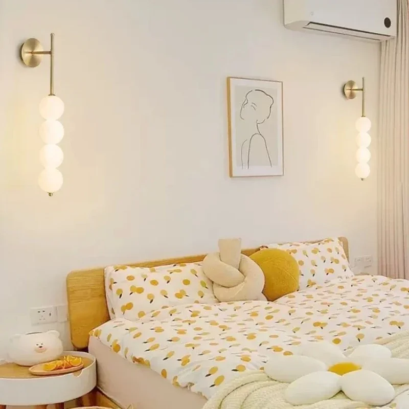 Modern Minimalist beyaz cam LE - Foyer Lighting Wall Decor incelemesi ve fiyatı