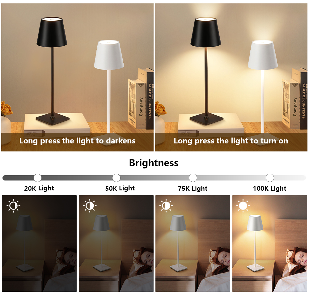 LED şarj edilebilir masa lamba - Lighting Decor For Room incelemesi ve fiyatı